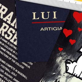 CARTELLINI STAMPATI CON INCHIOSTRO A SOLVENTE