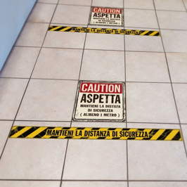 Calpestabili distanziali adesivi di sicurezza
