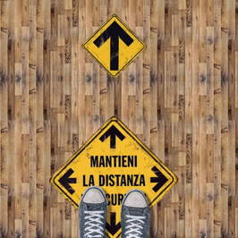 Calpestabili distanziali adesivi di sicurezza